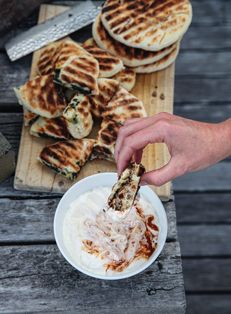 GRILLED LAMB FLATBREADS Cuisine Magazine From New Zealand to the World