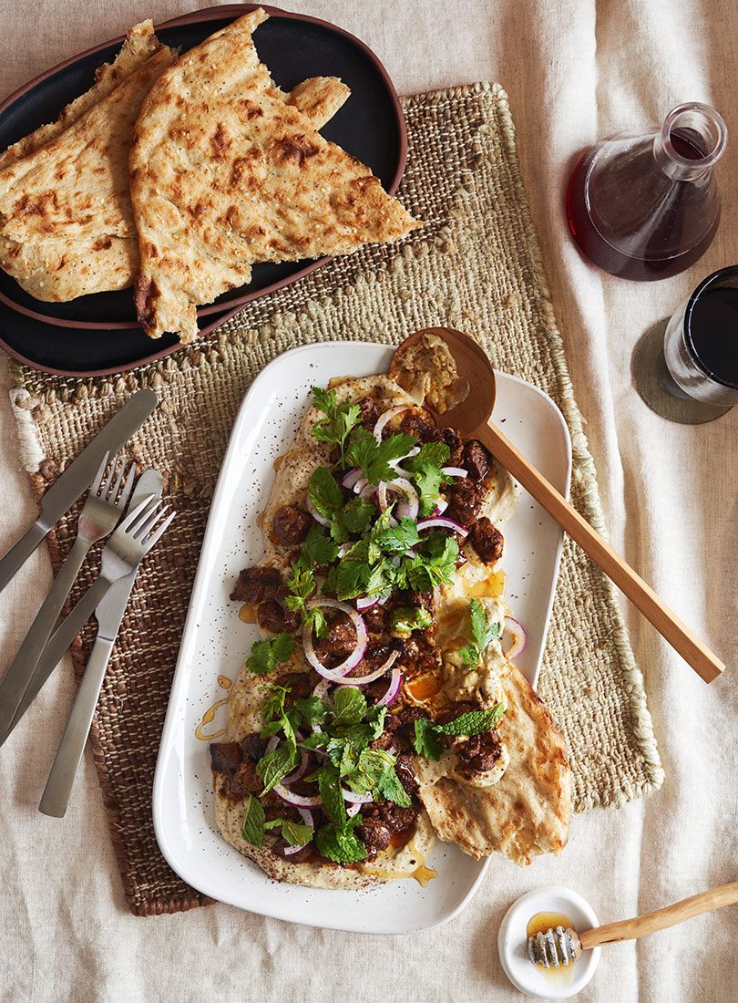 Honeyed Spiced Lamb With Whipped Eggplant & Yoghurt - Cuisine Magazine - From New Zealand to the Wor