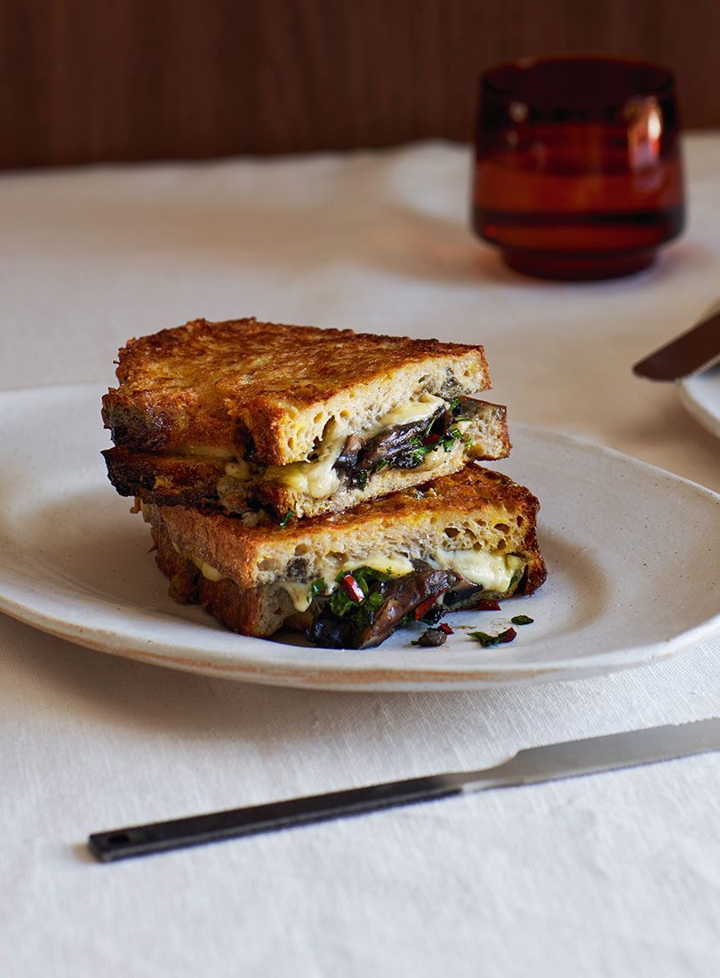 Mushroom Mozzarella In Carozza - Cuisine Magazine - From New Zealand to the World
