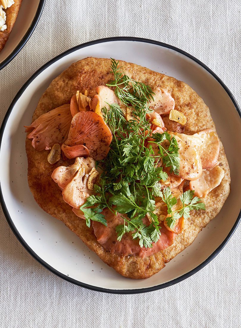 Oyster Mushrooms With Garlic, Herbs & Sumac - Cuisine Magazine - From New Zealand to the World