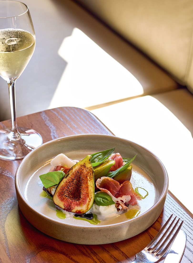 Figs, Parma Ham, Mozzarella, Vincotto & Fig Leaf Oil - Cuisine Magazine - From New Zealand to the Wo