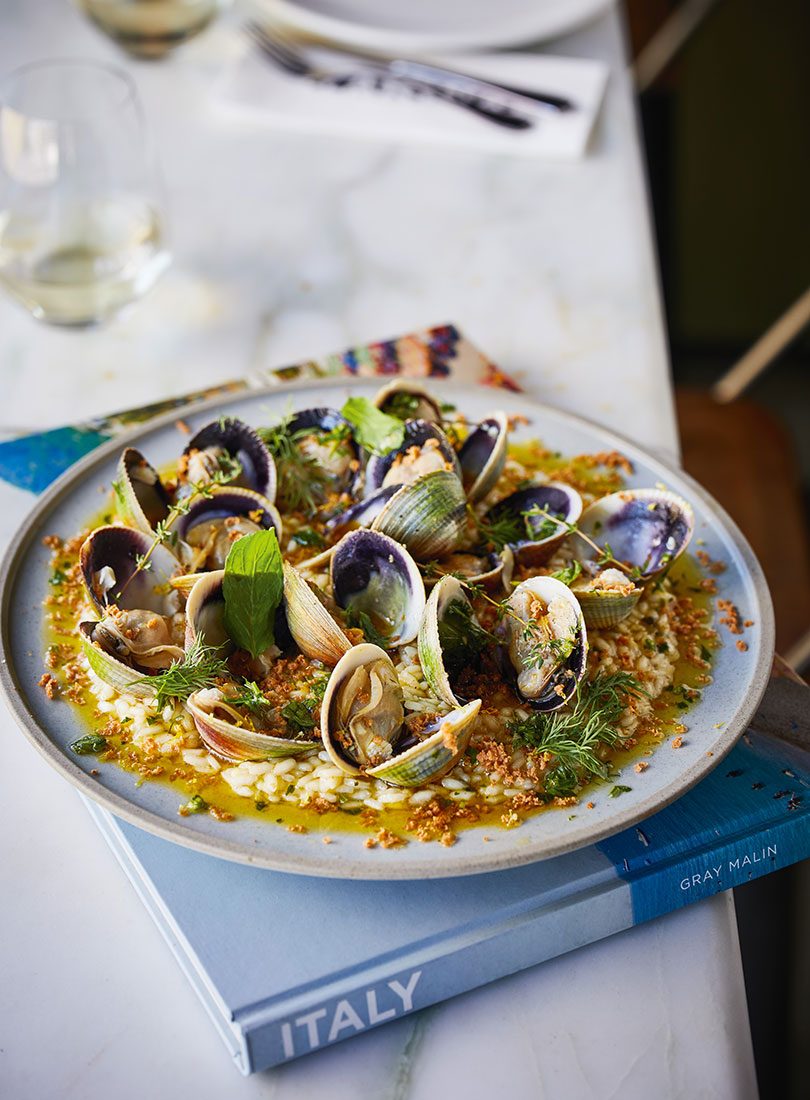 Lemon Risotto With Otago Clams & Bottarga - Cuisine Magazine - From New Zealand to the World