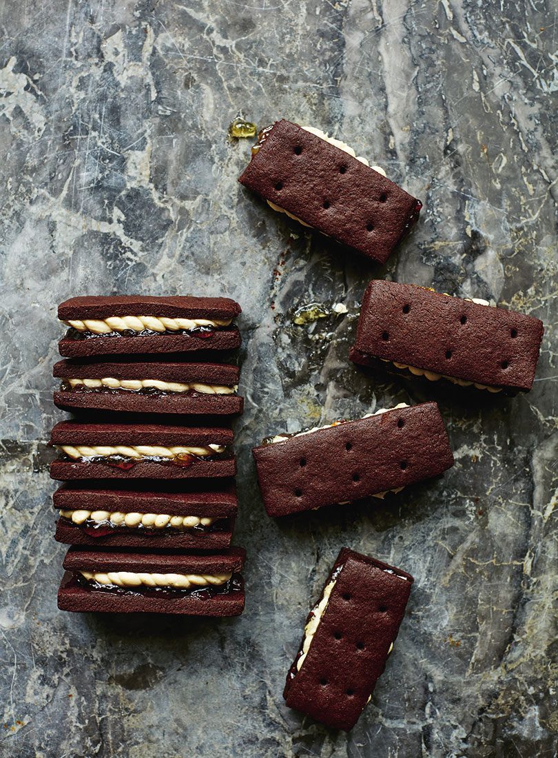 Chocolate, Tahini & Marmalade Biscuits - Cuisine Magazine - From New Zealand to the World