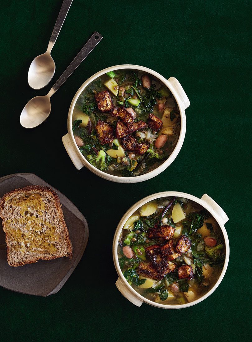 Hearty Green Soup - Cuisine Magazine - From New Zealand to the World