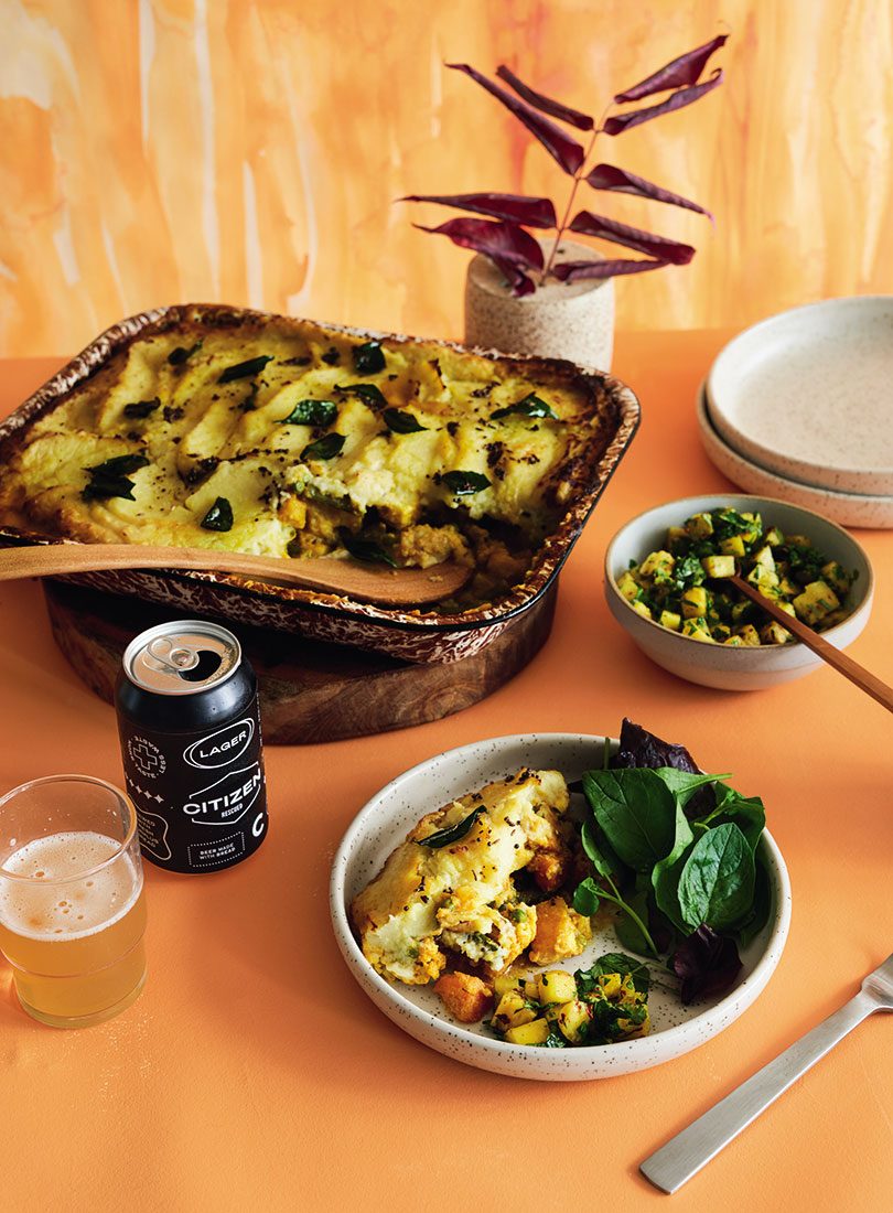 Vegetable Korma Cottage Pie With Pineapple Salsa - Cuisine Magazine - From New Zealand to the World