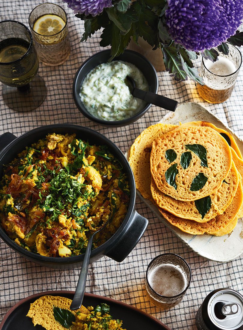 Chicken & Cauliflower ‘biriyani’ With Lentil Roti - Cuisine Magazine - From New Zealand to the World