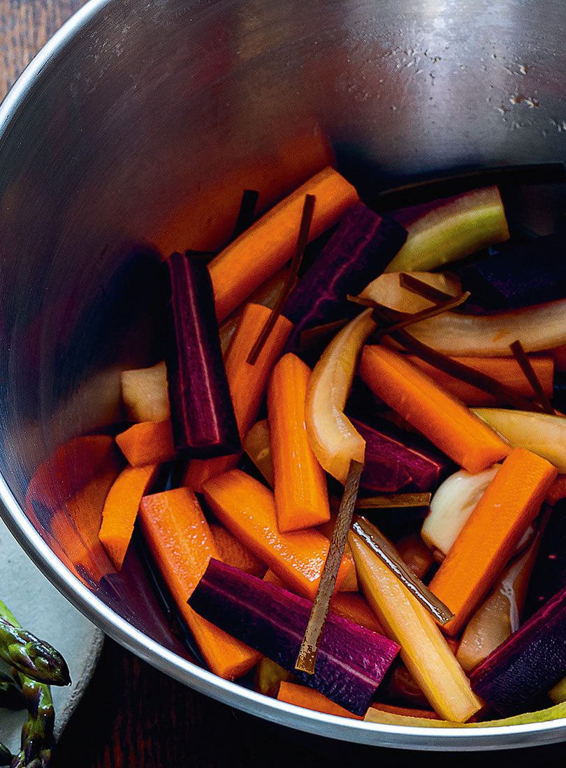 Carrots With Kombu & Garlic - Cuisine Magazine - From New Zealand to the World