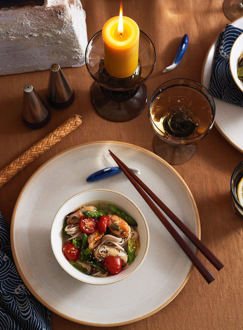 Chilled Soba Noodles With Mussels - Cuisine Magazine - From New Zealand ...