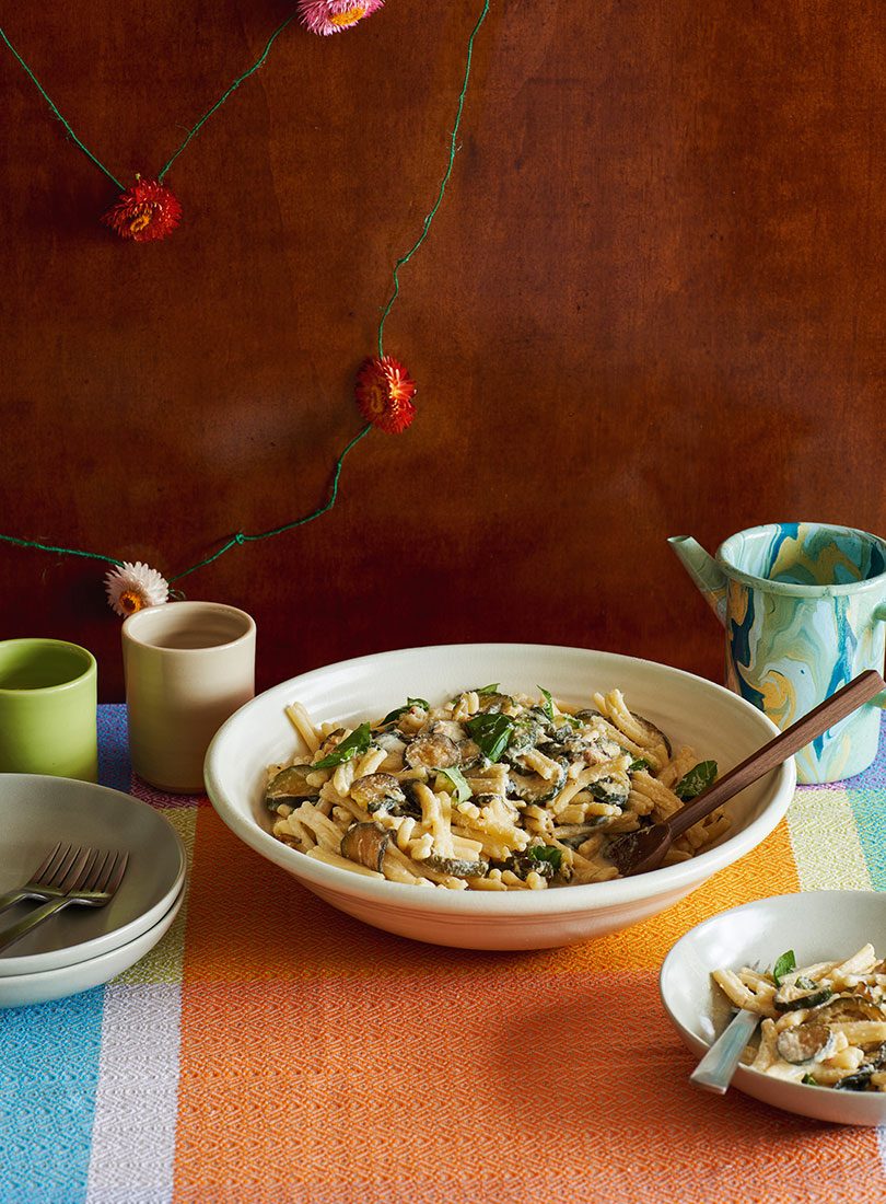 Pasta With Zucchini, Ricotta & Lemon, Chilli, Basil & Parmesan - Cuisine Magazine - From New Zealand