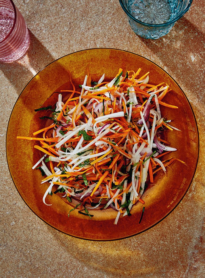 Daikon, Mint, Carrot & Kohlrabi Sambol Aka Slambol Cuisine Magazine