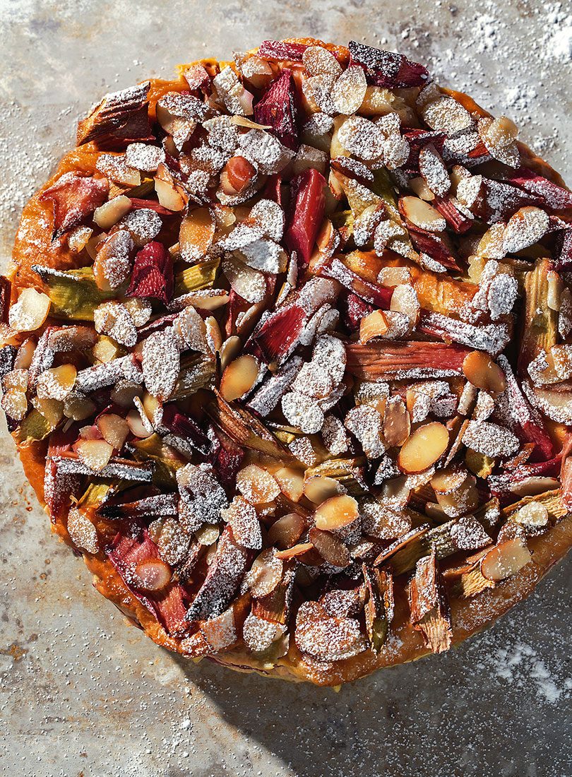 Rhubarb & Custard Torte - Cuisine Magazine - From New Zealand to the World