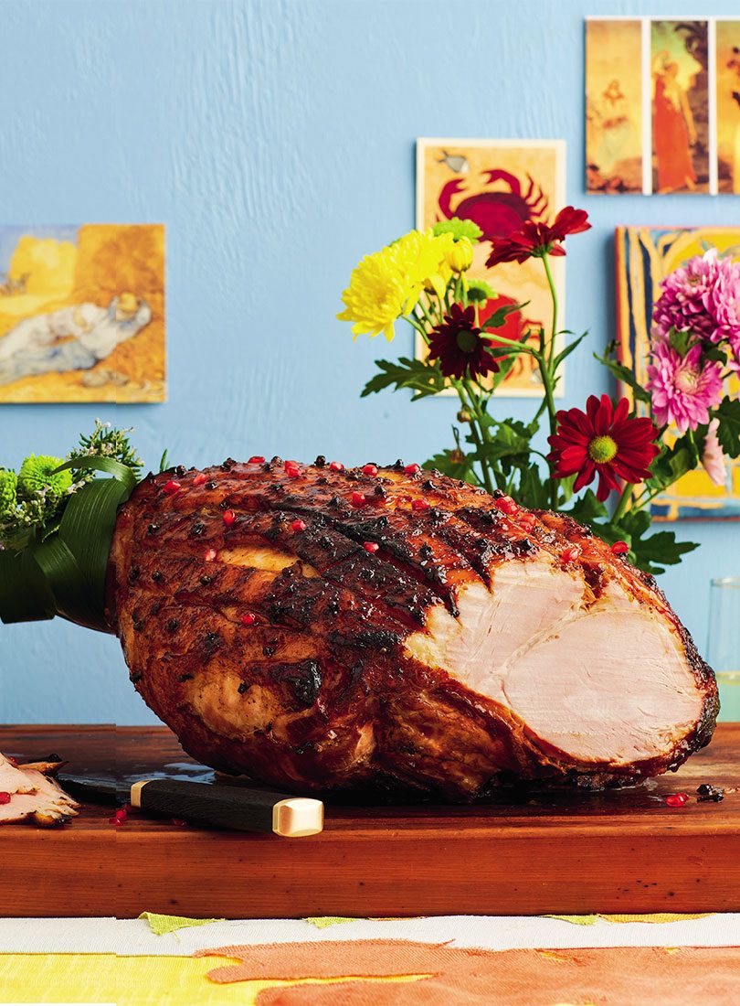 Ham With Pomegranate Glaze Cuisine Magazine From New Zealand to the