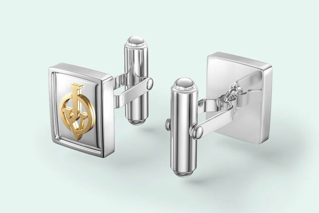 CUFFLINKSWHITEGOLDGREENBG