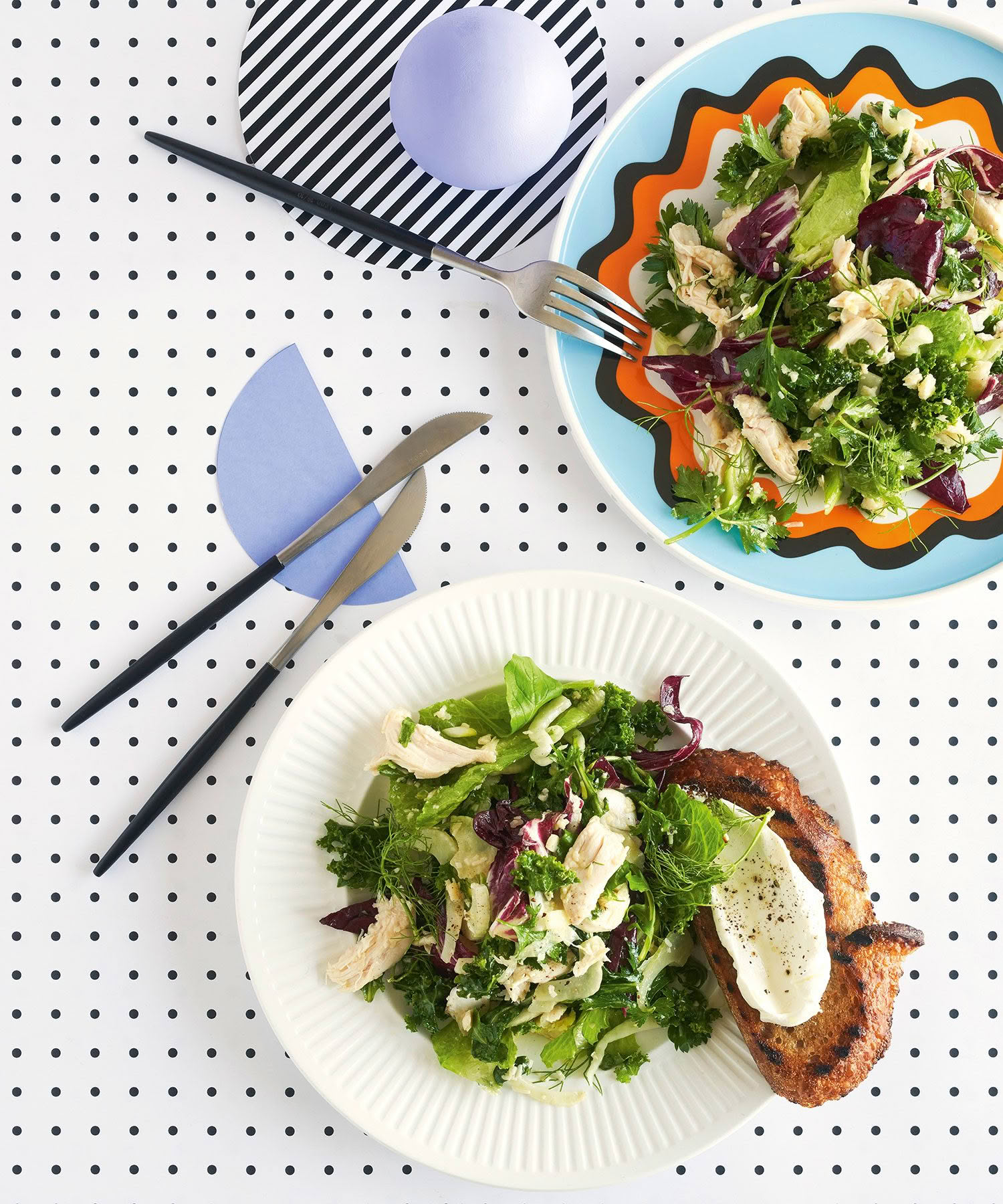 Spring Chicken & Cheese Salad - Cuisine Magazine - From New Zealand to the World