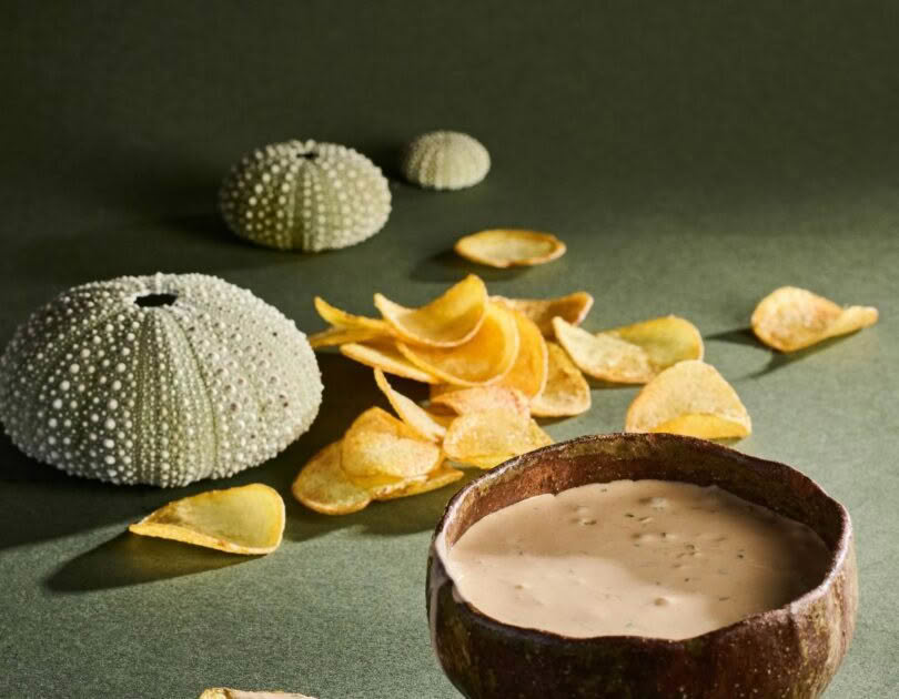 Kina Dip With Salted Potato Chips
